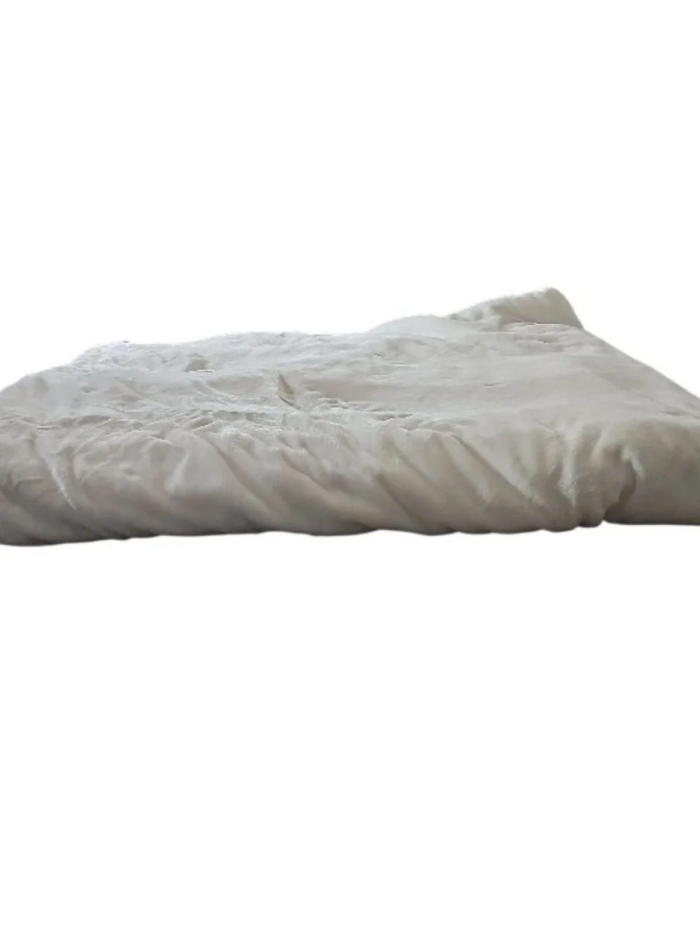 UGG Reversible Faux Fur Comforter Set King White + 1 Sham Cozy Luxury Bedding